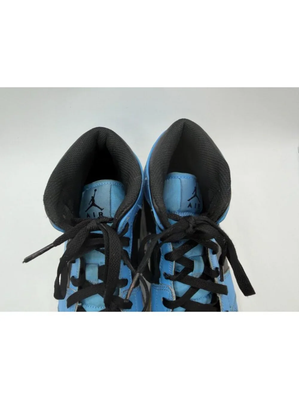 Nike Air Jordan 1 Mid University Blue Black Youth Size 7Y (DQ8423-401) Sneakers